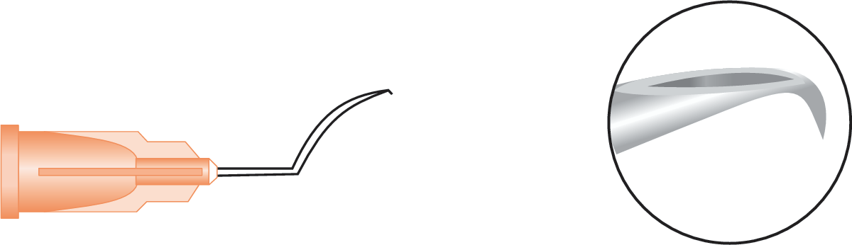 Cystotome Short Curved Formed